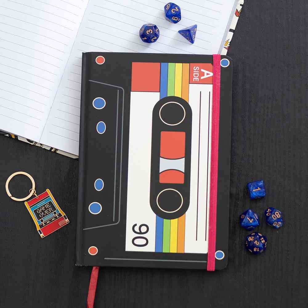 Something Different - Retro Cassette Tape A5 Notitieboek - Multicolours